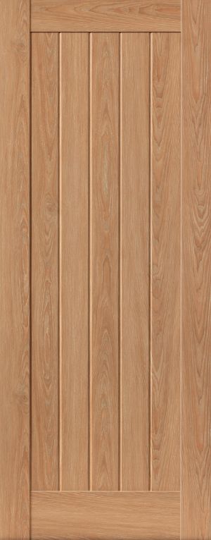 JB Kind Hudson Oak Coloured firedoor 626 x 2040 x 44mm